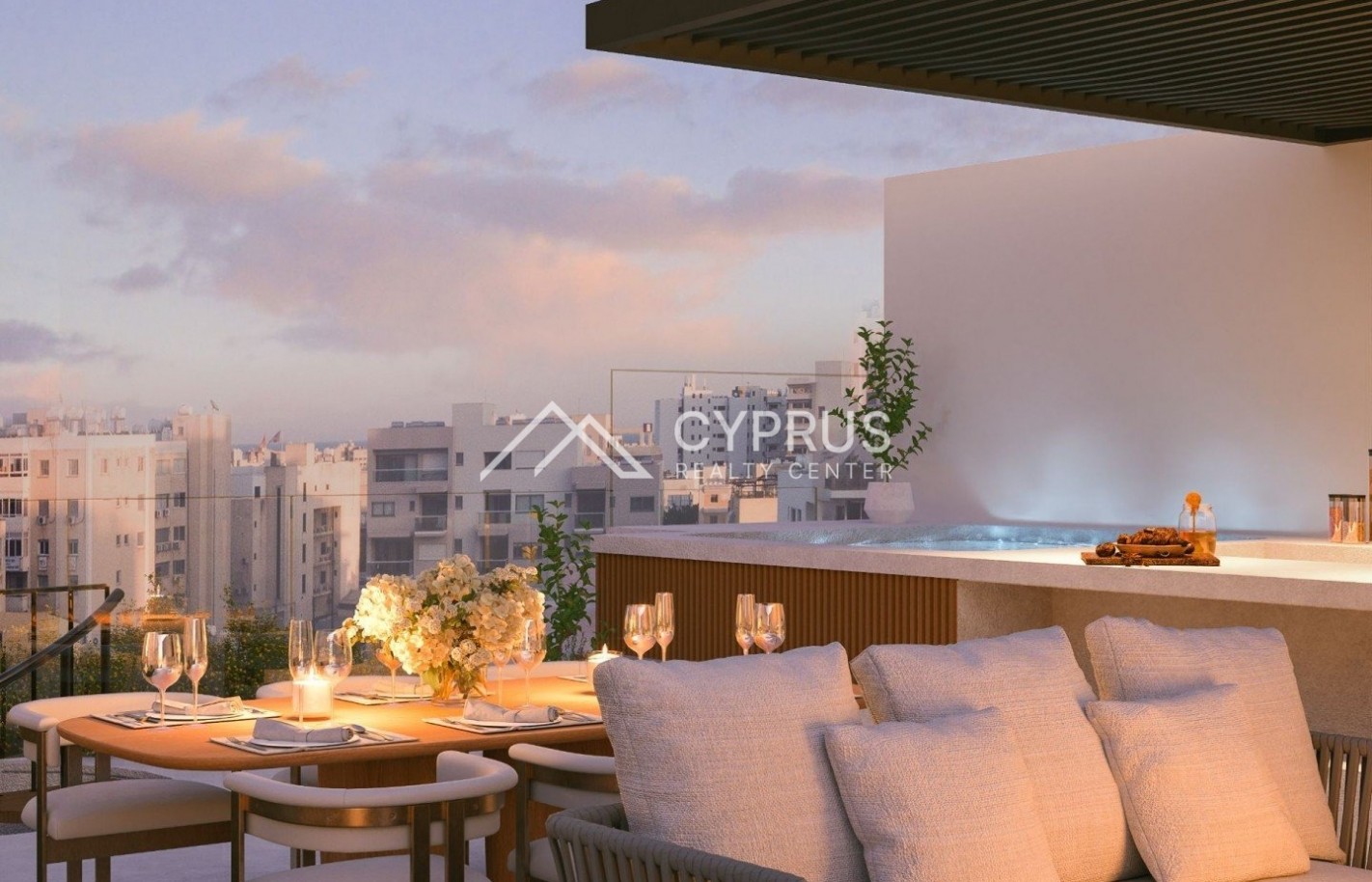 Penthouse in Limassol with 2 bedrooms, City Center - фото 1