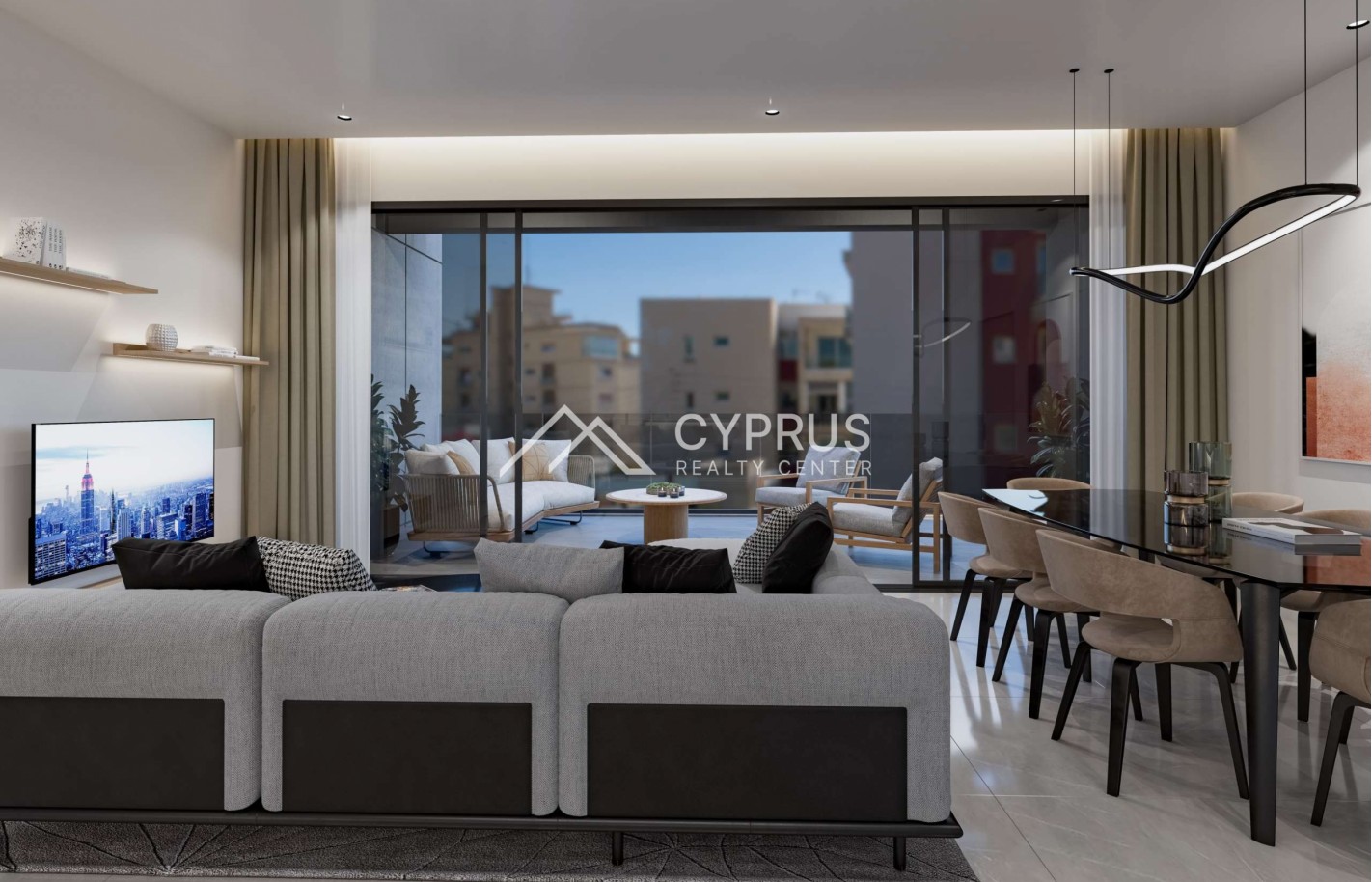 Three bedroom penthouse in Limassol, Mesa Geitonia - фото 8