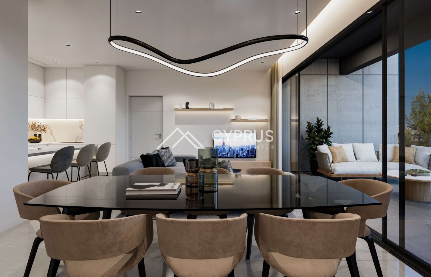 Three bedroom penthouse in Limassol, Mesa Geitonia - фото 11