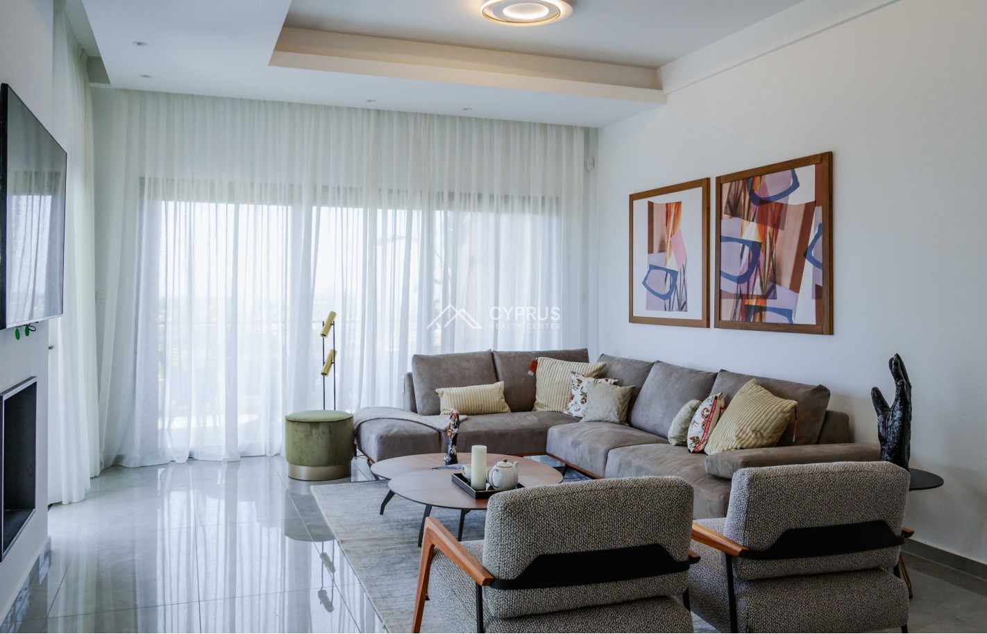 Three bedroom penthouse in Limassol, Potamos Germasogeia - фото 3