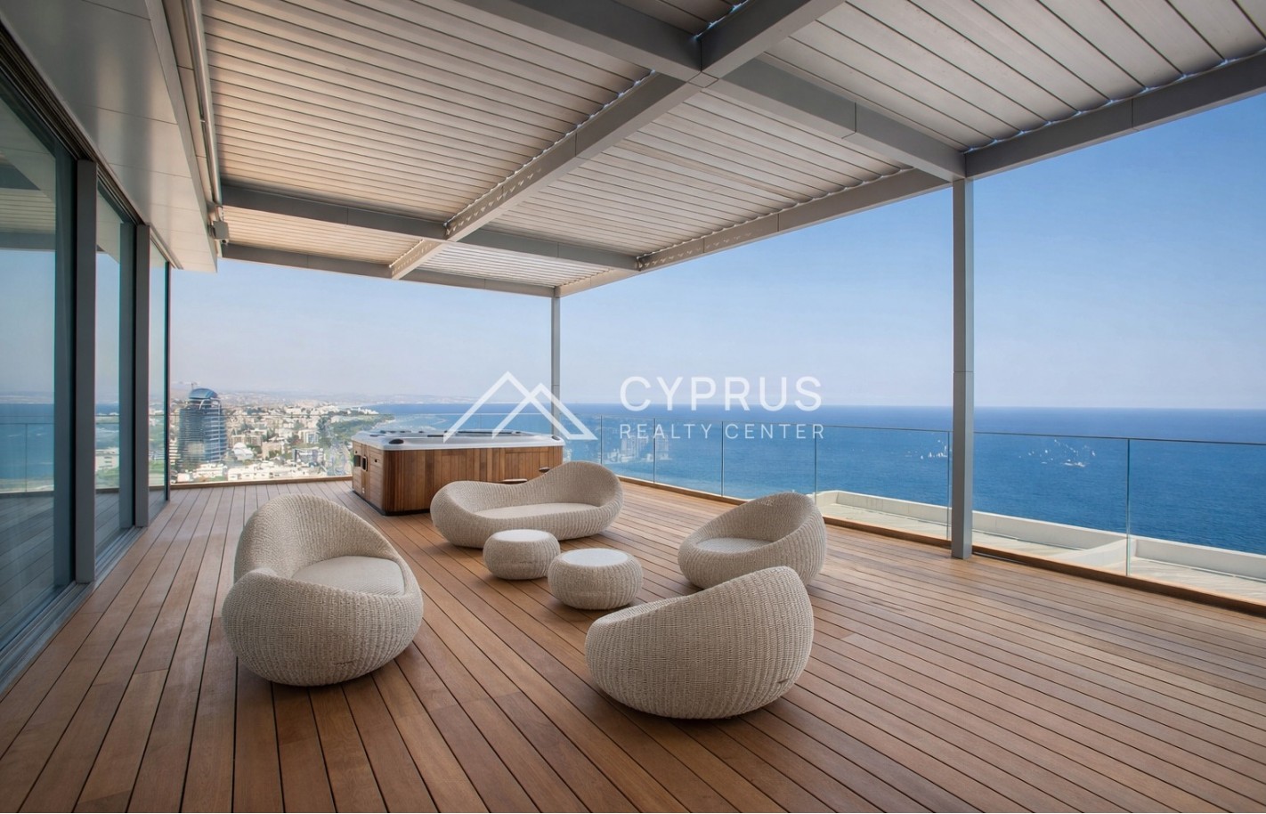 Five bedroom penthouse in Limassol, Neapolis - фото 17
