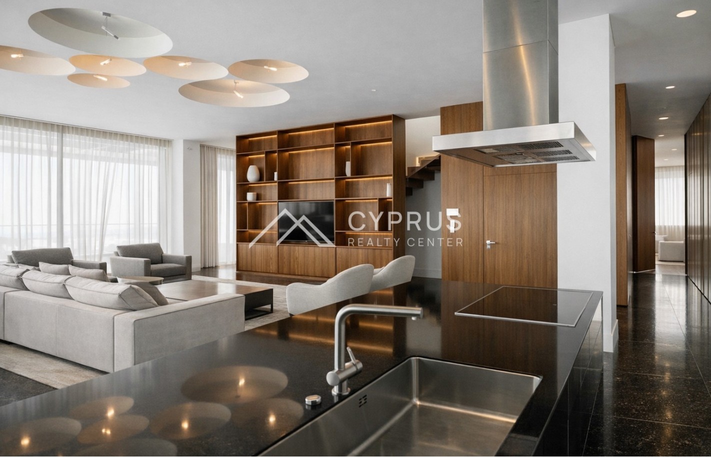 Five bedroom penthouse in Limassol, Neapolis - фото 16