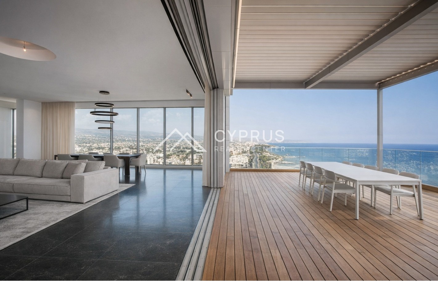 Five bedroom penthouse in Limassol, Neapolis - фото 15