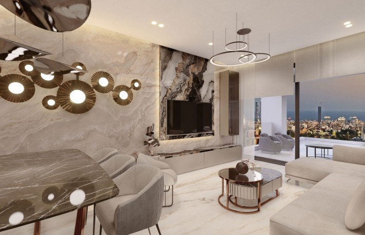 Three bedroom Penthouse in Limassol, Panthea