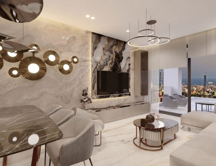 Пентхаус в Лимассоле с 3 спальнями, Panthea