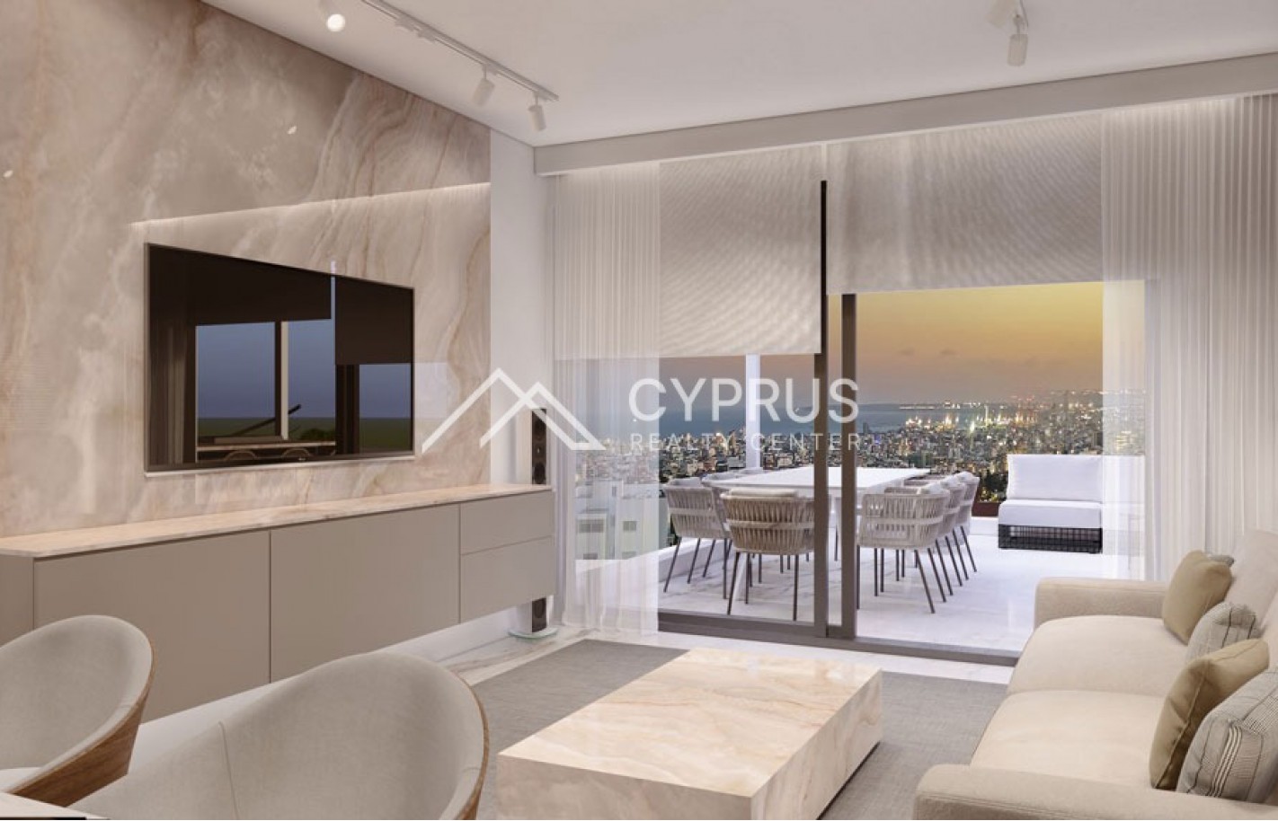 Three bedroom Penthouse in Limassol, Panthea - фото 20