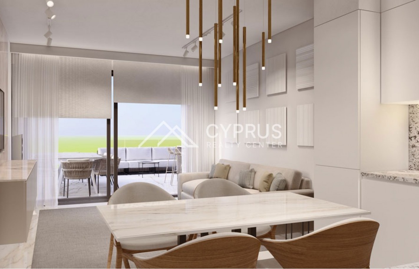 Three bedroom Penthouse in Limassol, Panthea - фото 13
