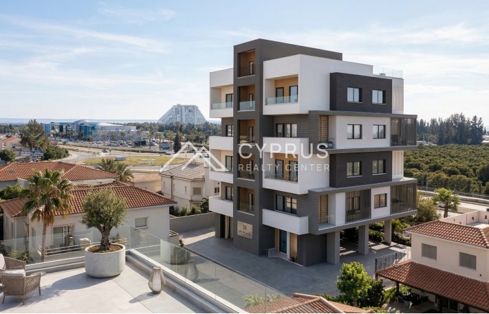 Two-bedroom penthouse in Limassol, Zakaki