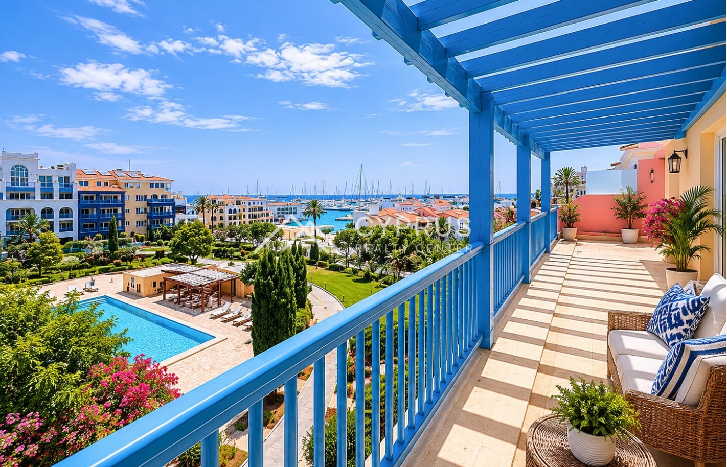 Пентхаус с 4 спальнями в Лимассоле, Limassol Marina