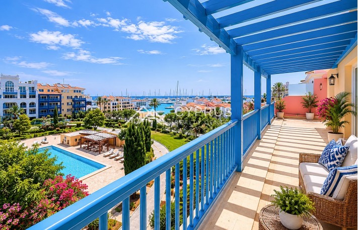 Пентхаус с 4 спальнями в Лимассоле, Limassol Marina