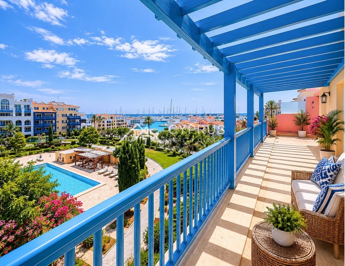 Пентхаус с 4 спальнями в Лимассоле, Limassol Marina