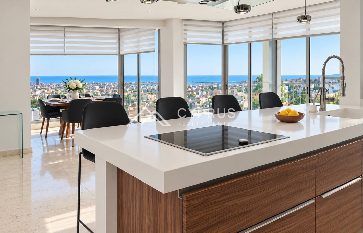 Four bedroom Penthouse in Limassol, Panthea - фото 1