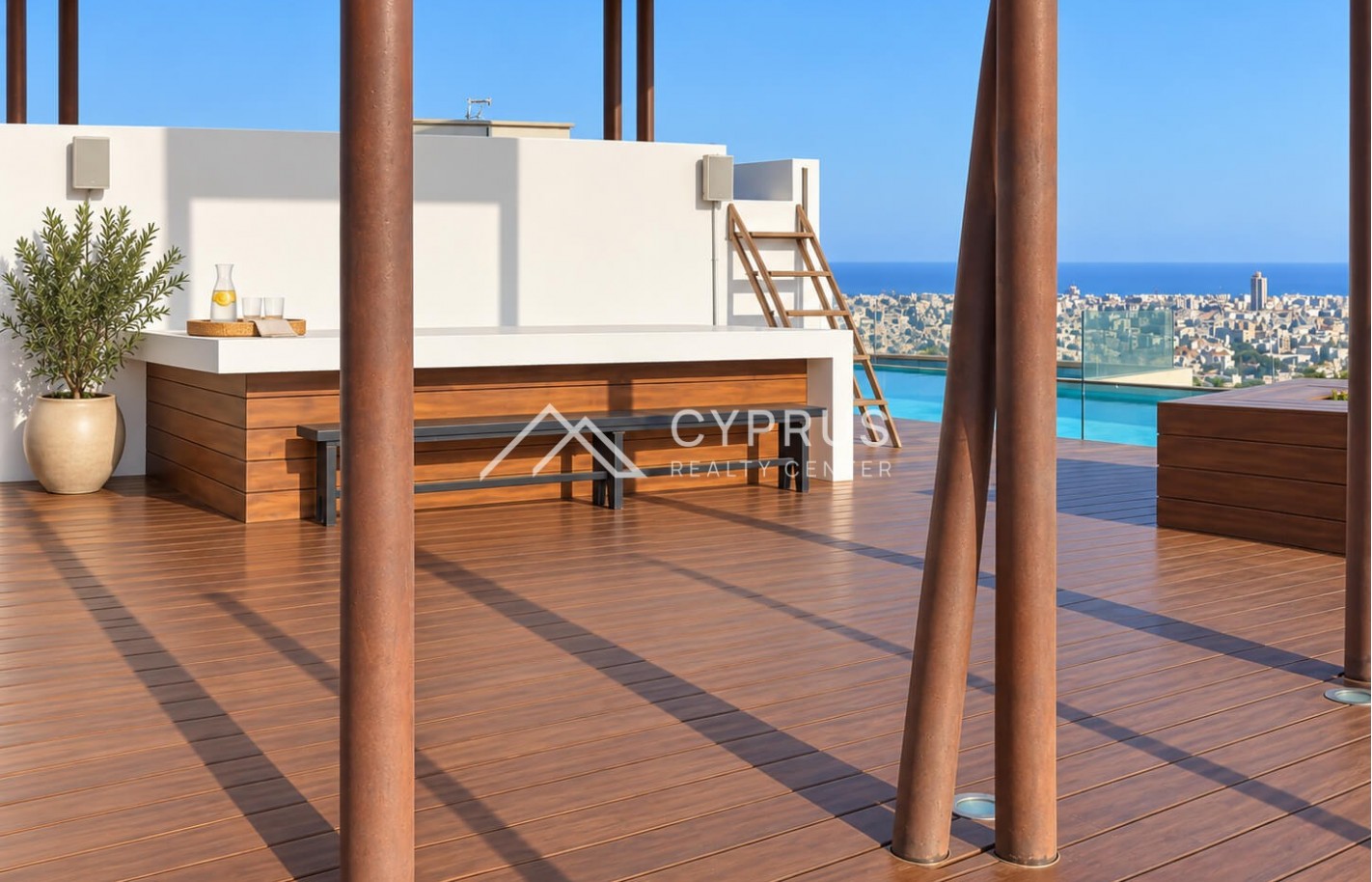 Four bedroom Penthouse in Limassol, Panthea - фото 4