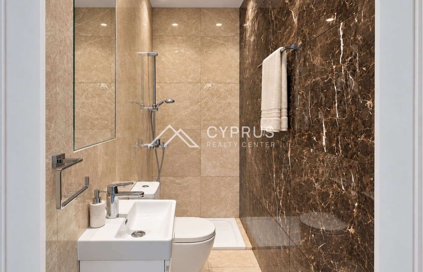 Three bedroom penthouse in Limassol, Potamos Germasogeia - фото 8