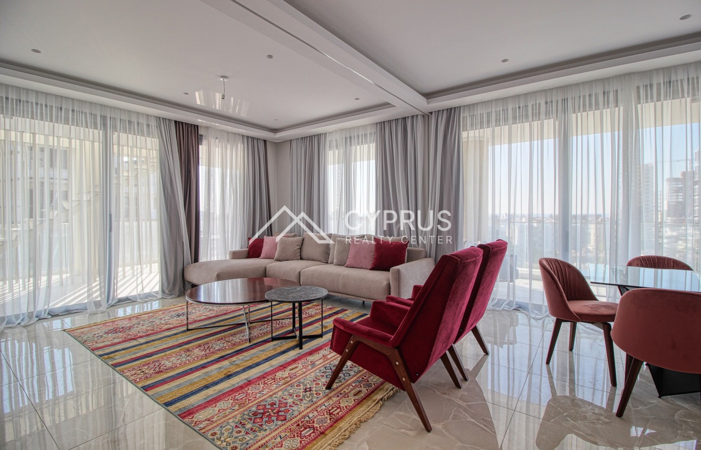 Penthouse in Limassol with 3 bedrooms, Potamos Germasogeia - фото 3