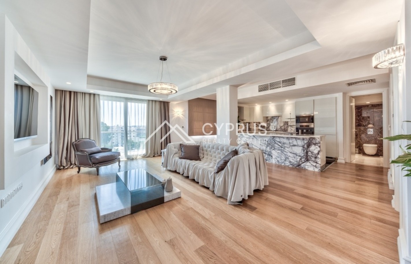 Penthouse in Limassol with 2 bedrooms, Potamos Germasogeia - фото 3