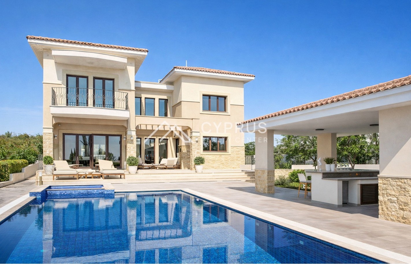 Вилла с 5 спальнями в Лимассоле, Kalogiri