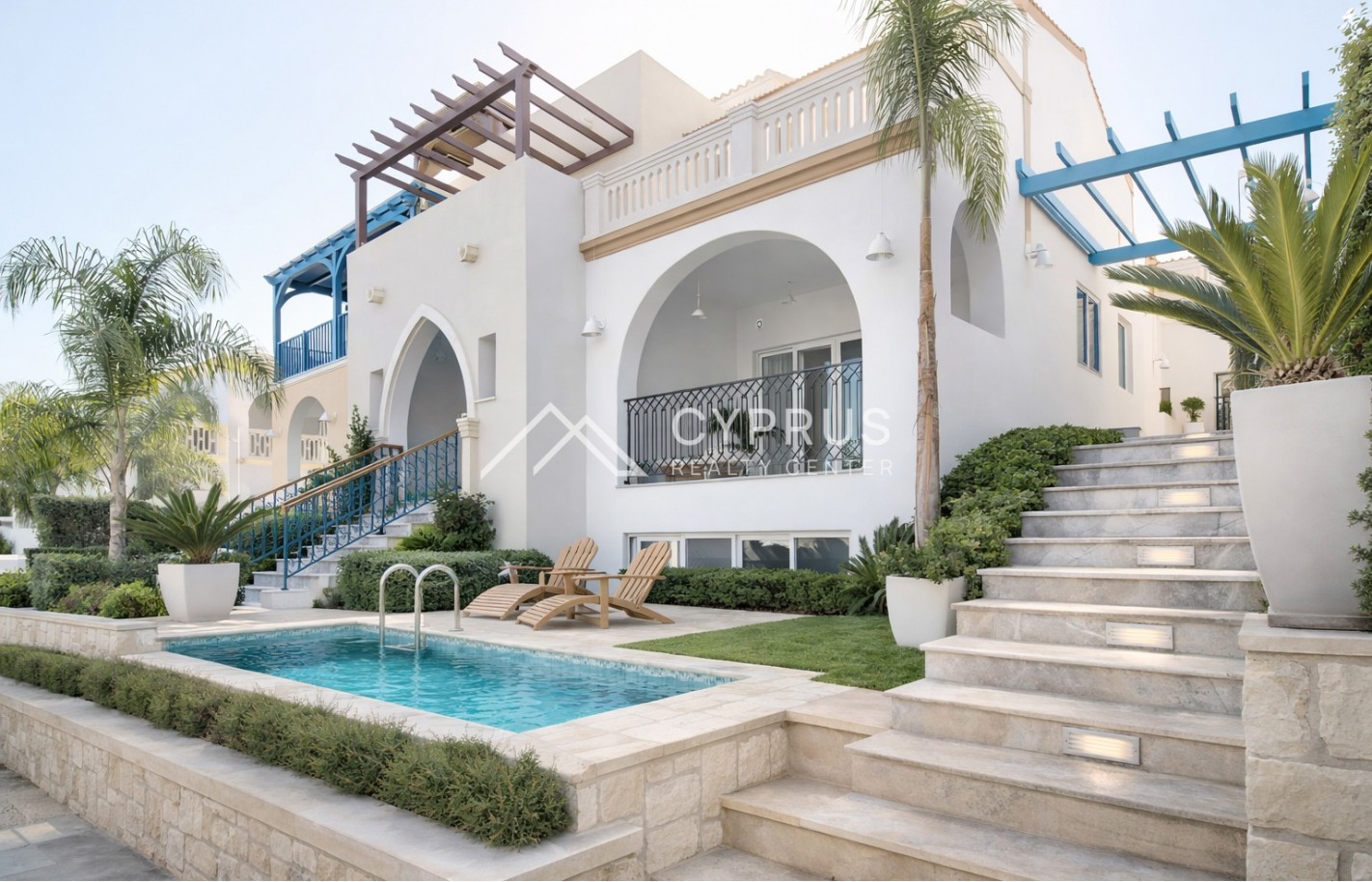 Luxury villa with 2 bedrooms in Limassol, Limassol Marina - фото 17