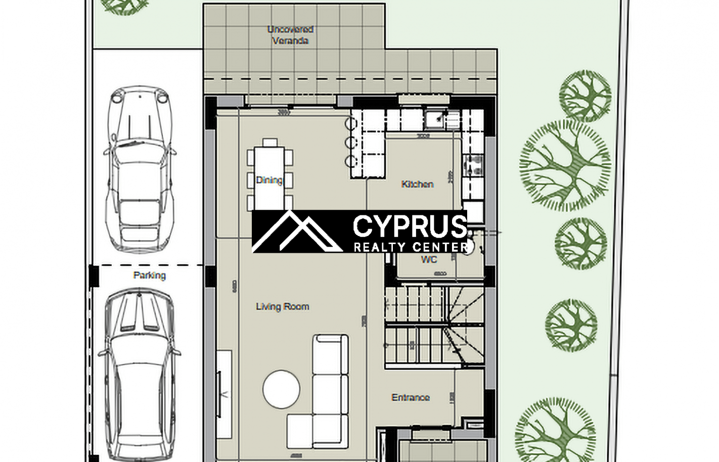 Three bedroom villa in Larnaca, Oroklini - фото 12