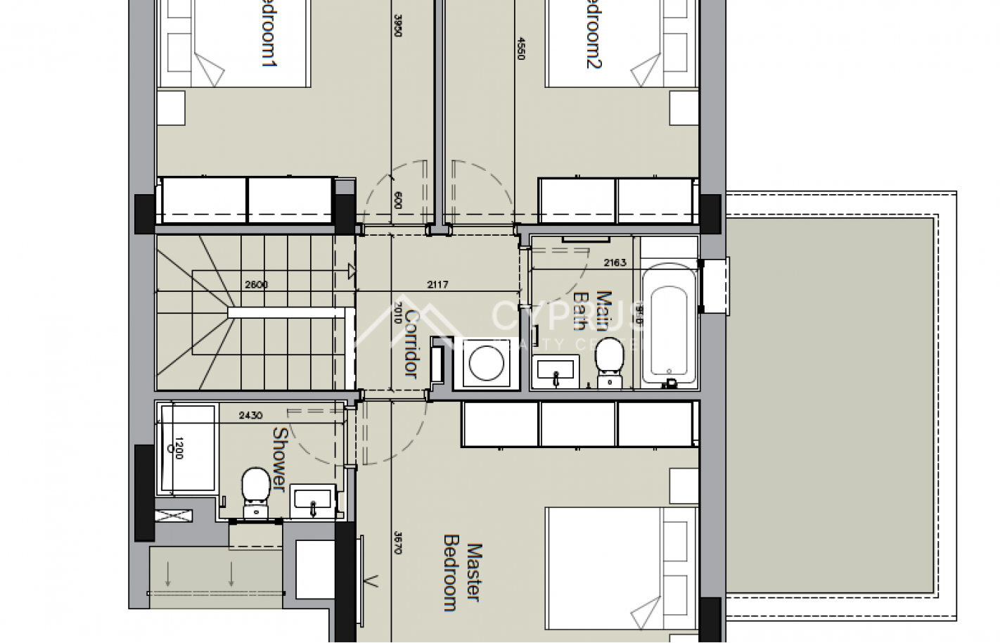 Three bedroom villa in Larnaca, Oroklini - фото 15