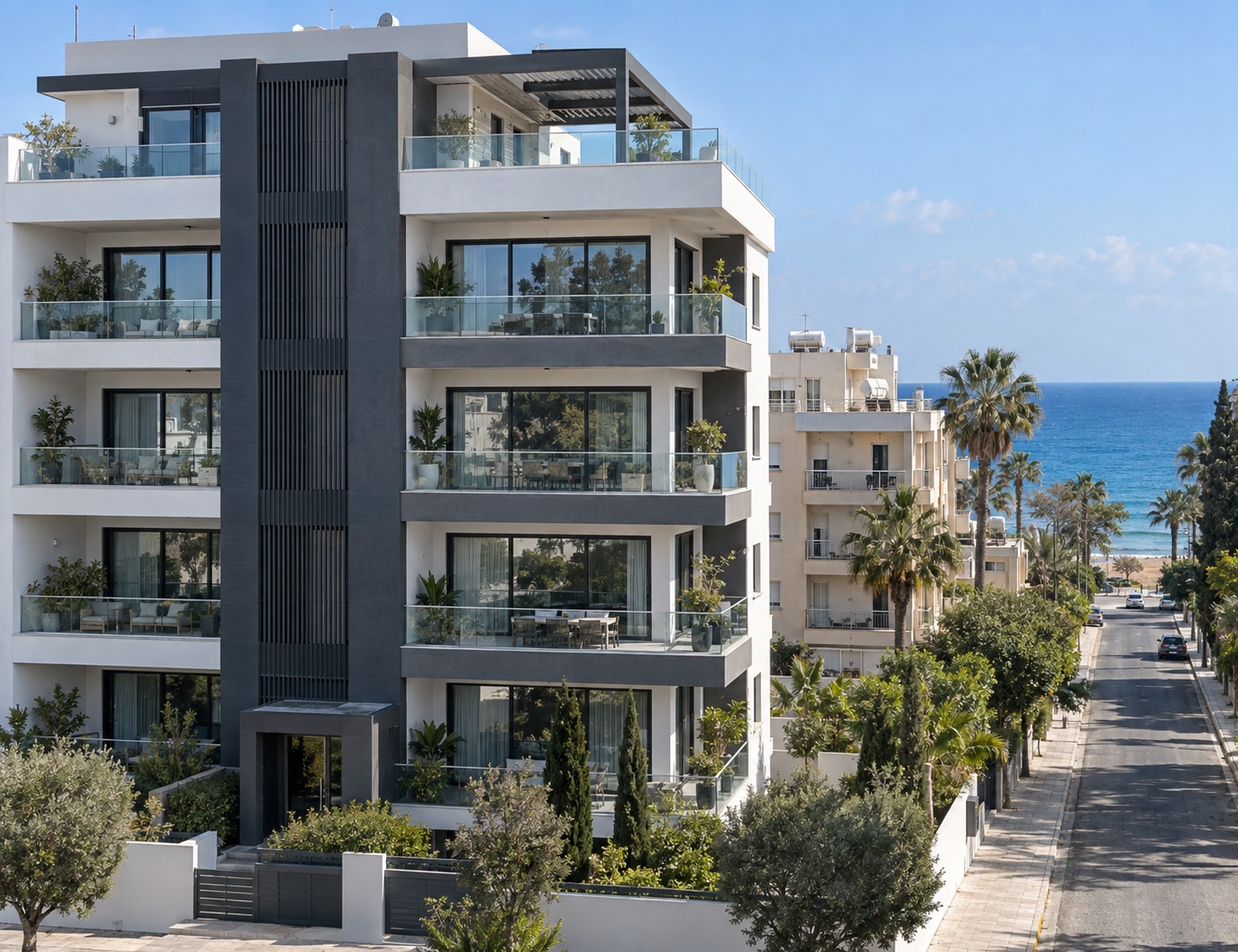 What Affects Apartment Prices in Cyprus: Area, Property Type and Proximity to the Sea