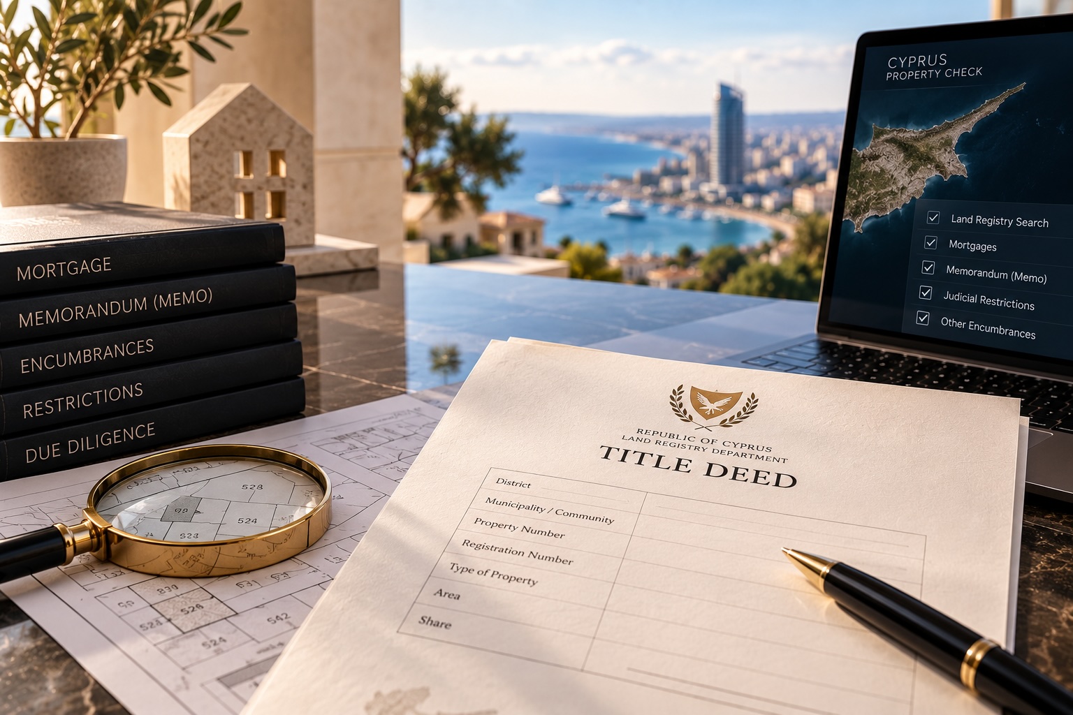 Обременения в титуле (Title Deed) на Кипре: как проверить ипотеку застройщика, Memo и запреты