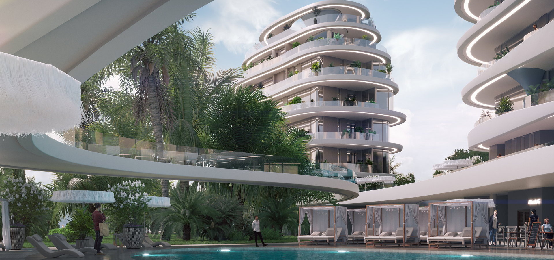 YOO Limassol inspired by Starck брендовый курортный комплекс в Пиргосе Лимассол