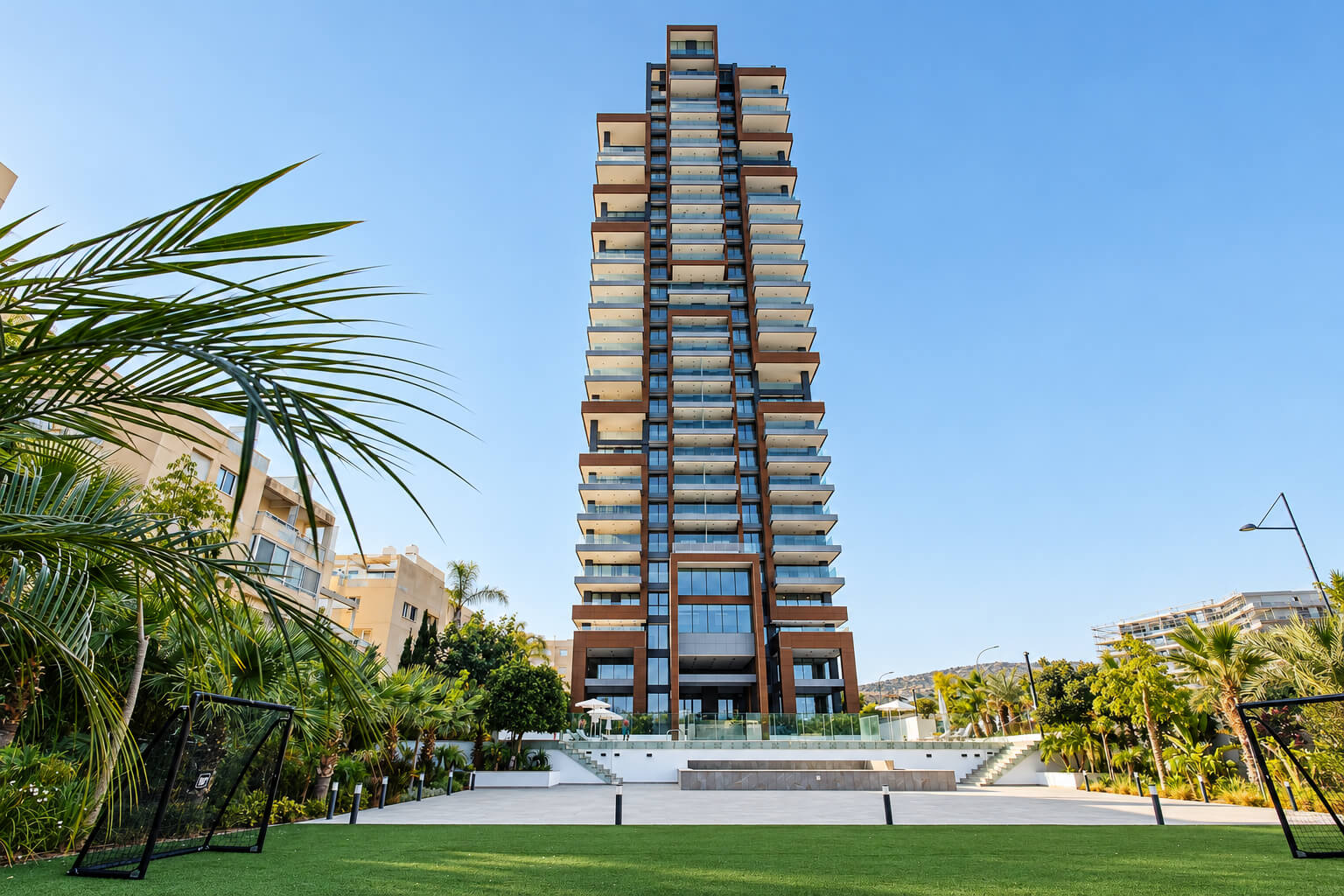 Интерьеры резиденций и лобби Dream Tower Limassol